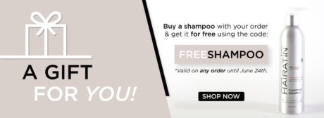 Buy a shampoo and get it for free